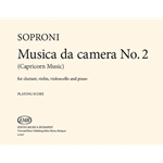 Musica da camera No. 2 (Capricorn Music) for carinet, violin, violoncello and piano