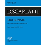 200 Sonate per clavicembalo (pianoforte) Vol.4 Parte quarta (No. 151-200)