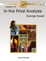 In The Final Analysis