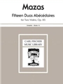 15 Duos Abecedaires  Opus 85 Complete