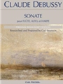 Sonate pour Flute, Alto, et Harpe Original Manuscript Edition
