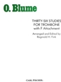 36 Studies For Trombone With F Attachmnt