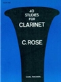 40 Studies For Clarinet  Bk 1