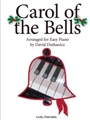 Carol of the Bells Arranged for Easy Piano
