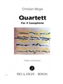 Quartett For 4 Saxophones