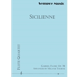 Sicilienne for flute quartet