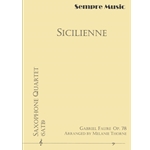 Sicilienne for saxophone quartet