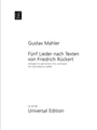 5 Lieder nach Texten von Friedrich Rückert