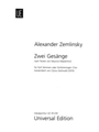 Zwei Gesänge Nach Texten Von Maeterlinck