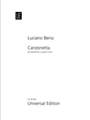 Canzonetta For Piano 4 Hands