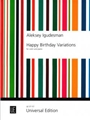 Happy Birthday Variations for violin and piano