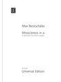 Missa brevis in a fur gemischten Chor SSATB a capella