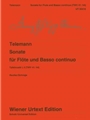 Sonata for Flute and Basso Continuo TWV 41:h4