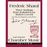 Three Settings from Imitations by Robert Lowell