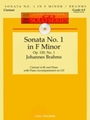 Sonata #1 In F Minor Opus 120