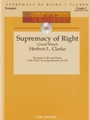 Supremacy Of Right