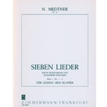 7 songs op. 52 Heft 1 based on poems by Puschkin