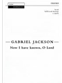 Now I have known, O LordVocal score
