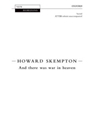 And there was war in heavenVocal score