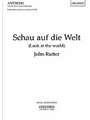 Schau auf die Welt (Look at the world)Vocal score