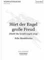 H"ort der Engel grosse Freud (Hark! the herald-angels sing)Vocal score