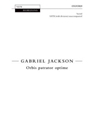 Orbis patrator optimeVocal score