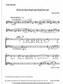 O Lord, thou hast searched me outCor anglais part