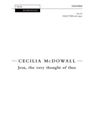 Jesu, the very thought of theeVocal score