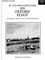 An Oxford ElegyVocal score