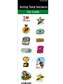 Cello Time stickers6-sheet pack