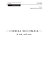 A red, red roseVocal score