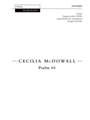 Psalm 65Vocal score