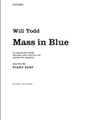 Mass in BlueJazz trio set: piano, bass, drum kit, and opt. sax