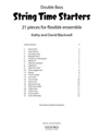 String Time Starters (21 easy pieces for flexible ensemble)