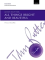 All things bright and beautifulFull score
