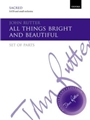 All things bright and beautifulSet of parts