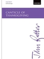 Canticle of ThanksgivingVocal score