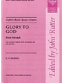 Glory to God from      MessiahVocal score
