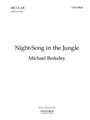 Night song in the jungleVocal score