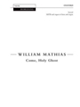 Come, Holy GhostVocal score