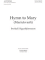 Hymn to Mary (Mariukvaedi)Vocal score