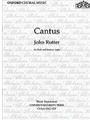 CantusVocal score