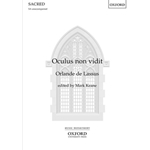 Oculus non viditVocal score