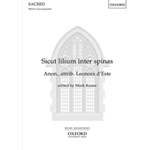 Sicut liliumVocal score