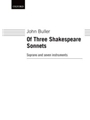 Of Three Shakespeare SonnetsFull score