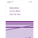 Come Back Like the Sea Vocal score