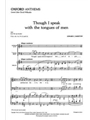 Though I speak with the tongues of menVocal score