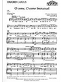 O come, O come, ImmanuelVocal score