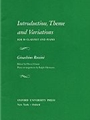 Introduction Theme & Variations