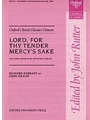 Lord, for thy tender mercy's sakeVocal score